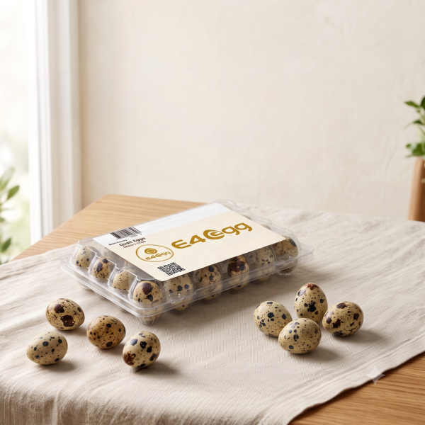 e4egg Fresh Quail Eggs 20 NOS